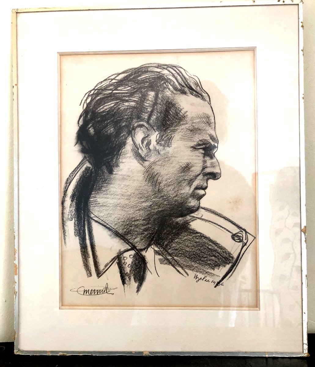 1936 Commemorative Edition Of "portrait Of Mermoz" By Milivoy Uzelac