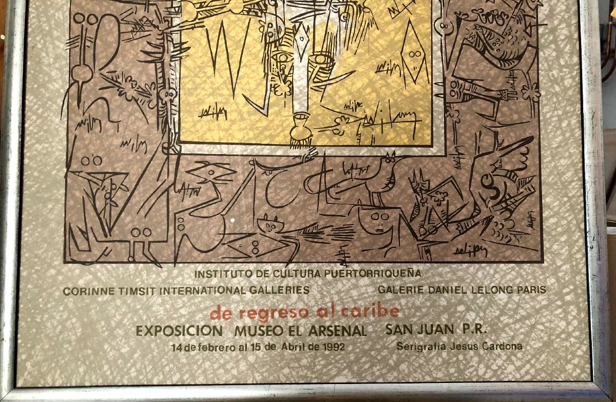 Wifredo Lam XX  Lithograph Poster-photo-4