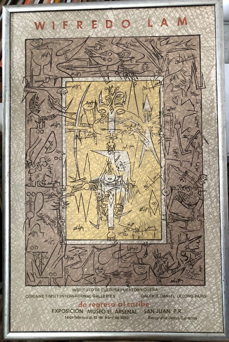 Wifredo Lam XX  Lithograph Poster-photo-1