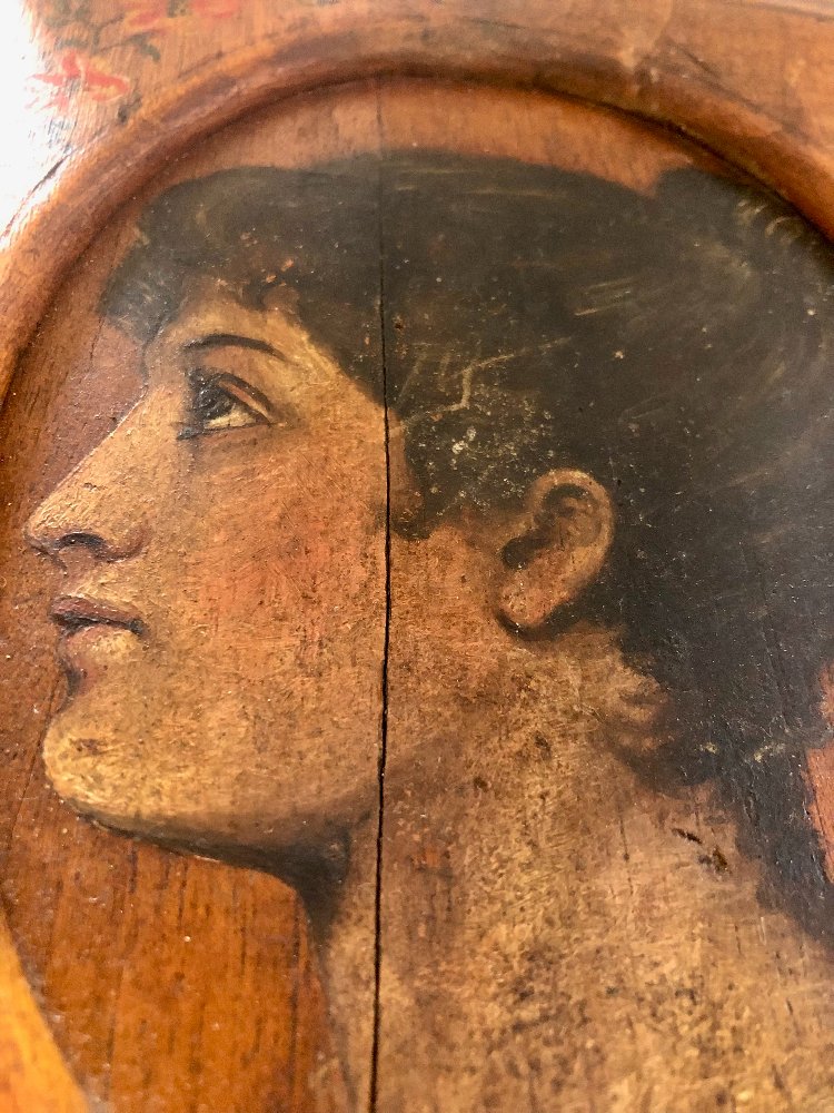Portrait en camée Néo-Classique d'une Jeune Femme 