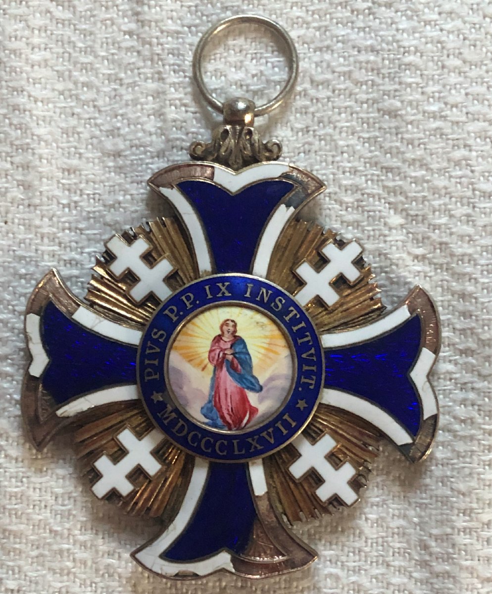 Cross Of The Ecclesiastical Order Of Saint Philip Of Algiers, Cardinal Lavigerie, 1867-photo-2