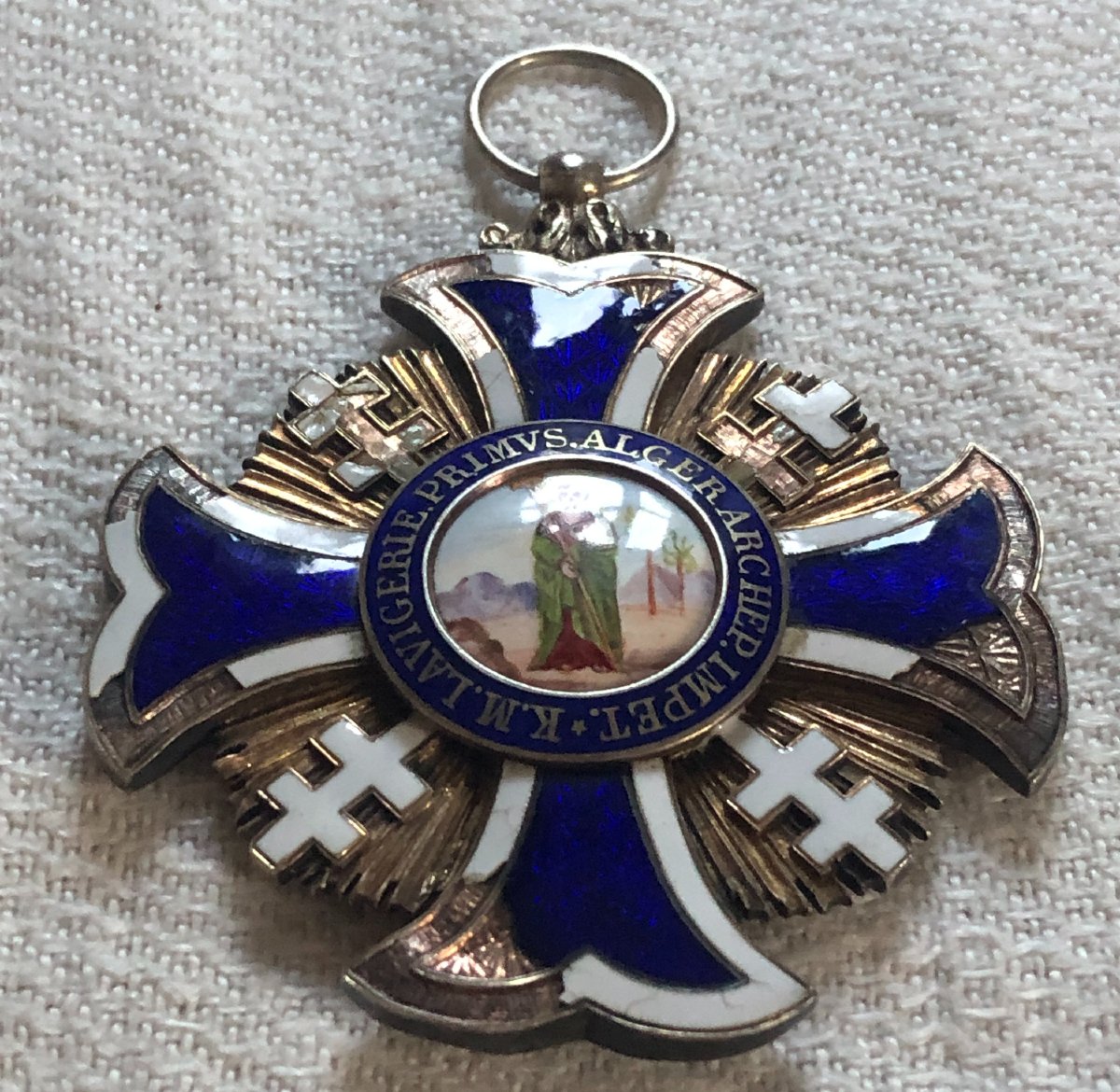 Cross Of The Ecclesiastical Order Of Saint Philip Of Algiers, Cardinal Lavigerie, 1867-photo-3