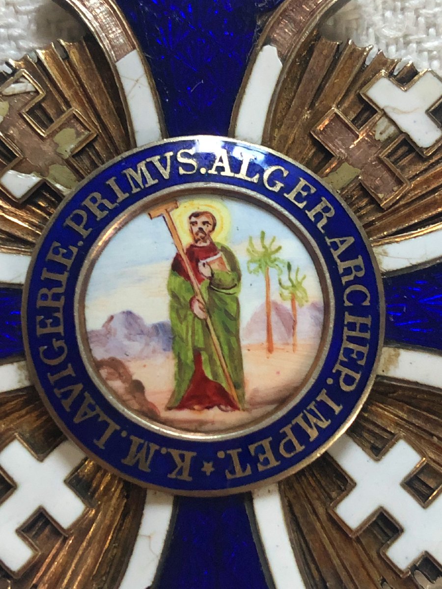 Cross Of The Ecclesiastical Order Of Saint Philip Of Algiers, Cardinal Lavigerie, 1867-photo-5