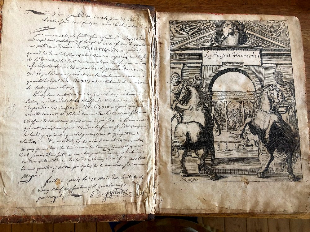 « Le Parfait Mareschal » écrit par Jacques de Solleysel 1685-photo-2