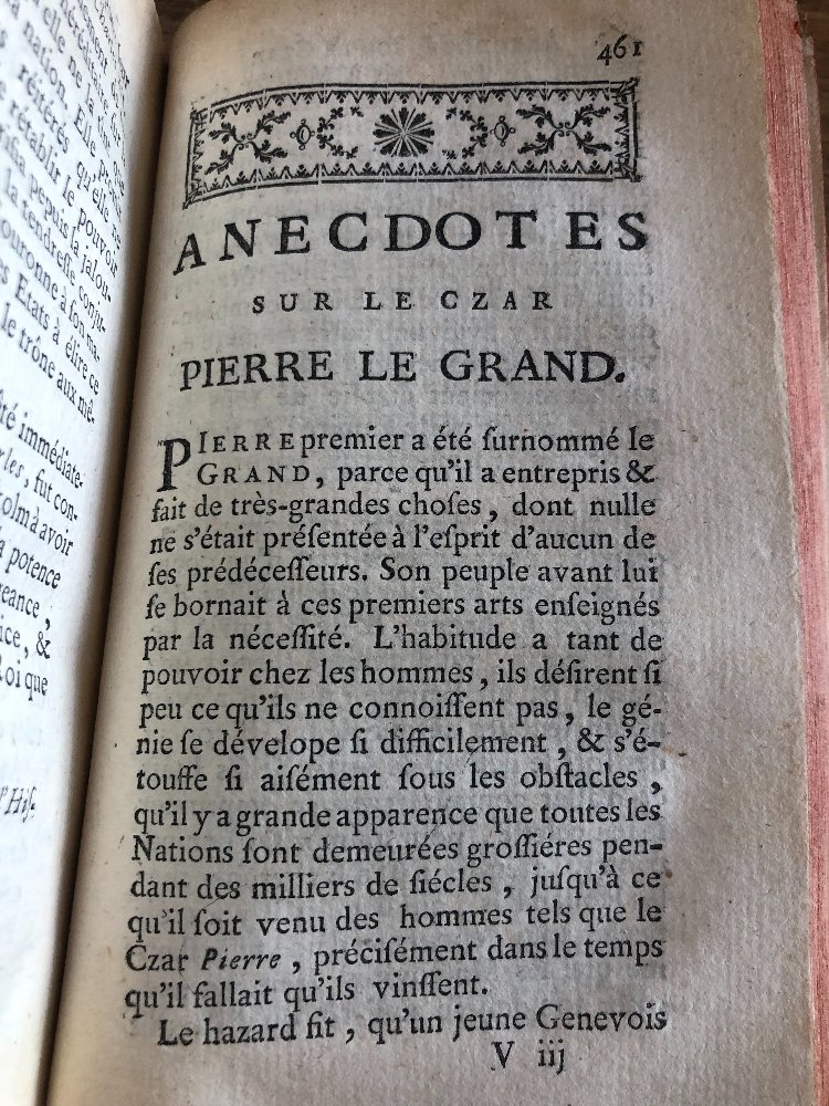 "the History Of Charles XII, King Of Sweden" By Voltaire, 1760, With Notes On Tsar Peter The Great-photo-4