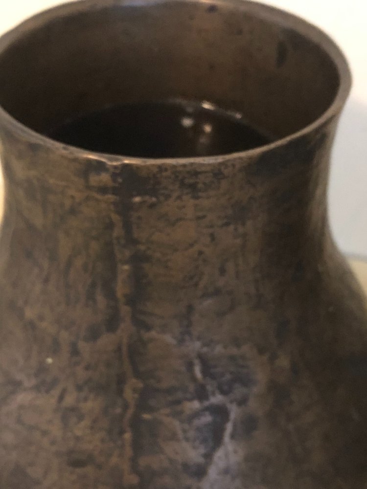 Mesure de  cacao en bronze d'Equateur du XVIII-photo-4