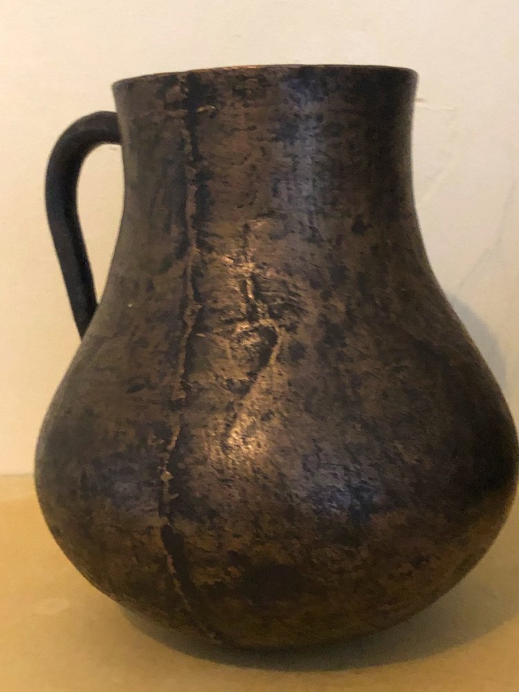 Mesure de  cacao en bronze d'Equateur du XVIII-photo-1