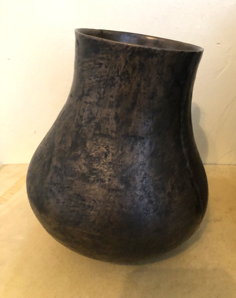Mesure de  cacao en bronze d'Equateur du XVIII-photo-3