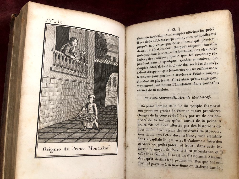 ""Beautés de l'Histoire de la Russie "de P-J-B Nougaret 1820-photo-2