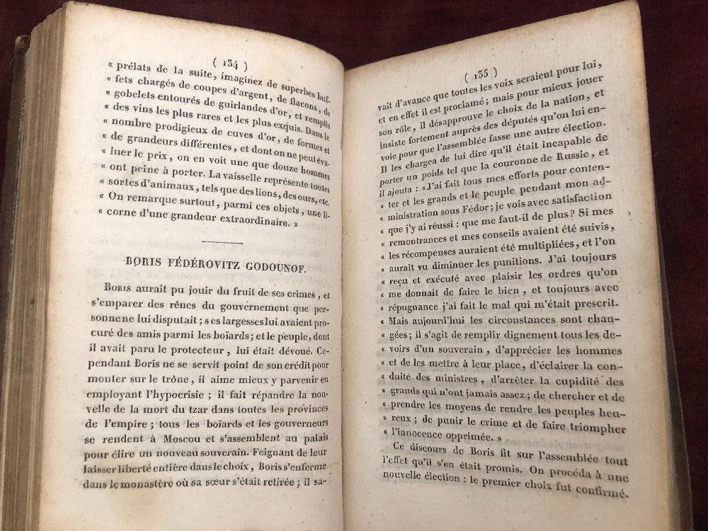 ""Beautés de l'Histoire de la Russie "de P-J-B Nougaret 1820-photo-1