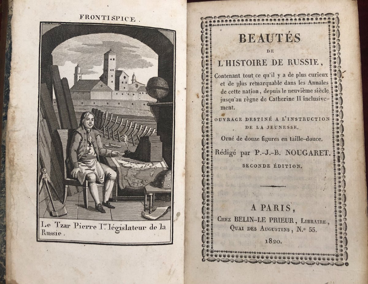 ""Beautés de l'Histoire de la Russie "de P-J-B Nougaret 1820