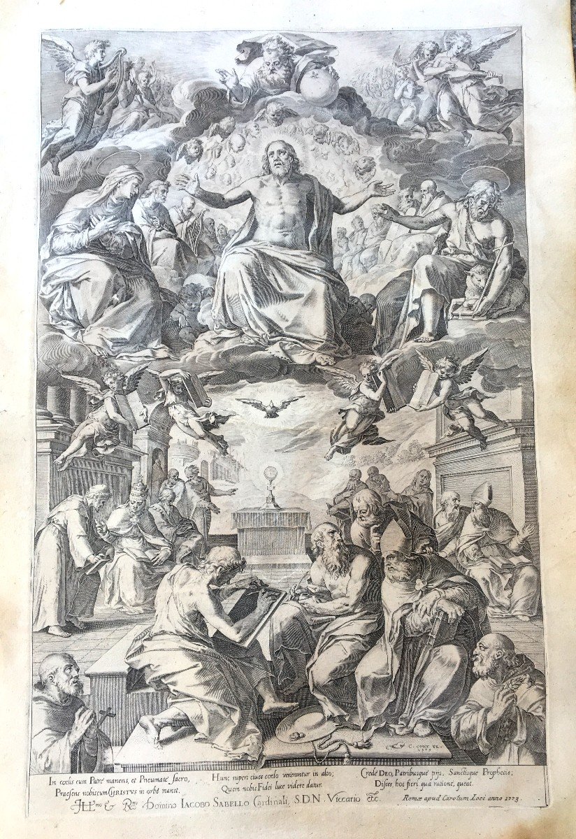 l'Ascension Du Christ Gravure De Cornelis Cort 1575-photo-1