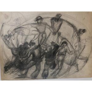 Drawing Of Dances By Rodolphe Caillaux XX
