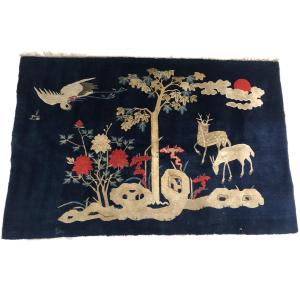 Tapis Baotou Chine 1920