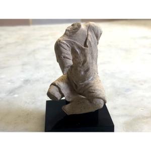 Seated Figure Of An Athlete Or Hunter, Rome, 2nd Century Bc