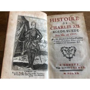 "the History Of Charles XII, King Of Sweden" By Voltaire, 1760, With Notes On Tsar Peter The Great