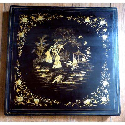 Large Japanese Lacquered Box Meiji Period
