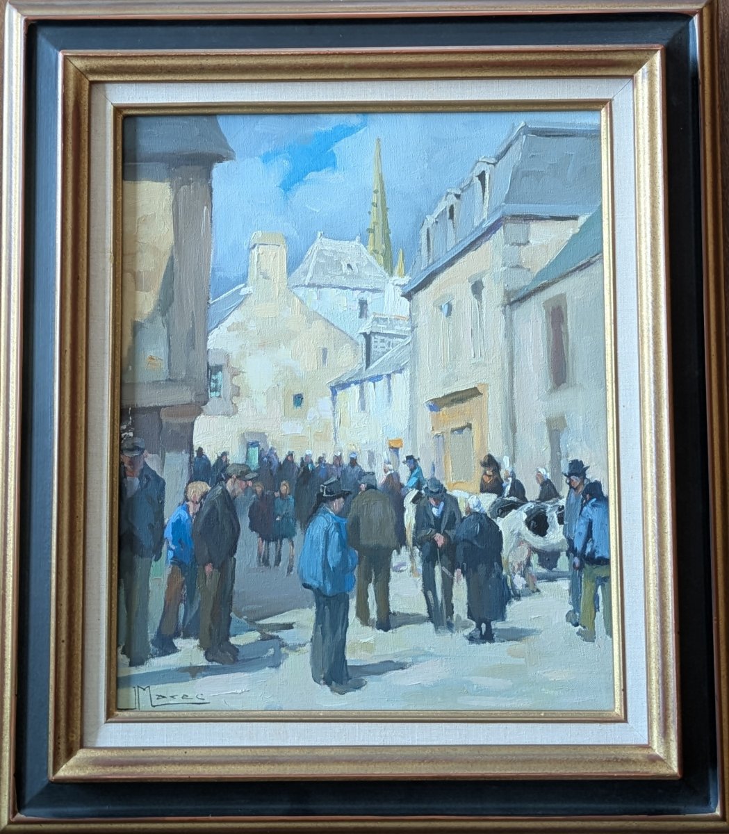 Jean Marec (1901 – 1972) — Jour de foire en Bretagne