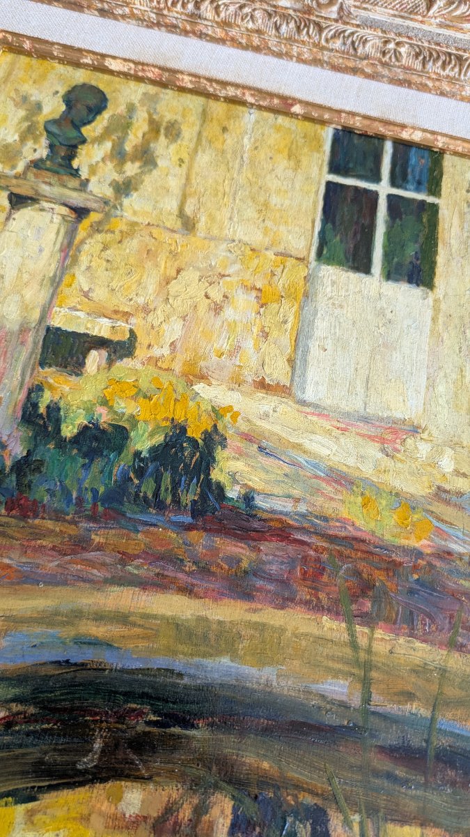 Jean-Adrien Mercier (1899-1995) Vue du pavillon du château de Châteaubriant-photo-4