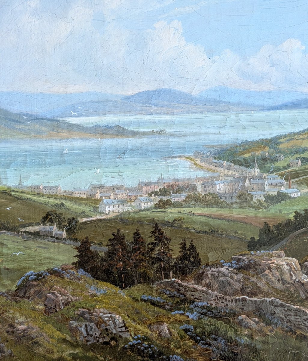 Albert Dunington (1860–1928) — “the Clyde, Rothesay From Barone Hill,” Scotland-photo-4