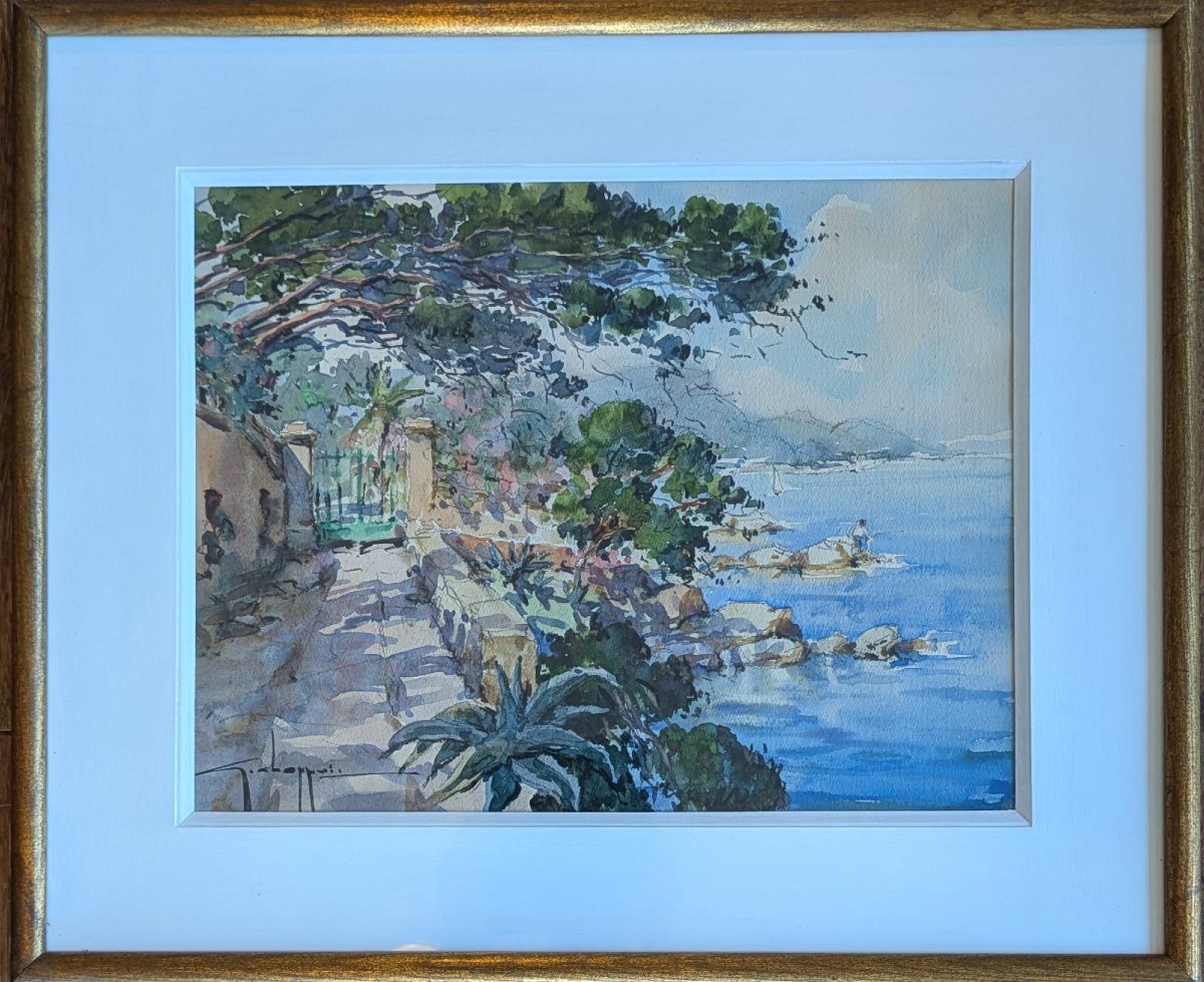 Georges Chappuis (XXe siècle) – Promenade Maurice-Rouvier, Saint-Jean-Cap-Ferrat -photo-2