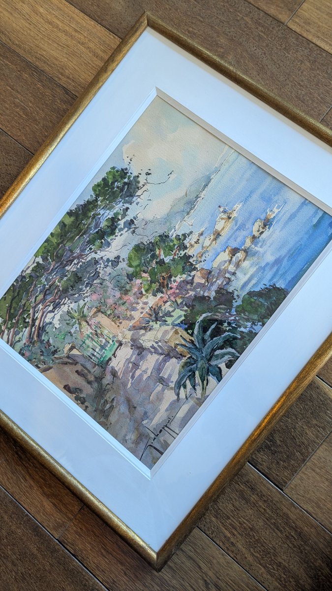 Georges Chappuis (XXe siècle) – Promenade Maurice-Rouvier, Saint-Jean-Cap-Ferrat -photo-4