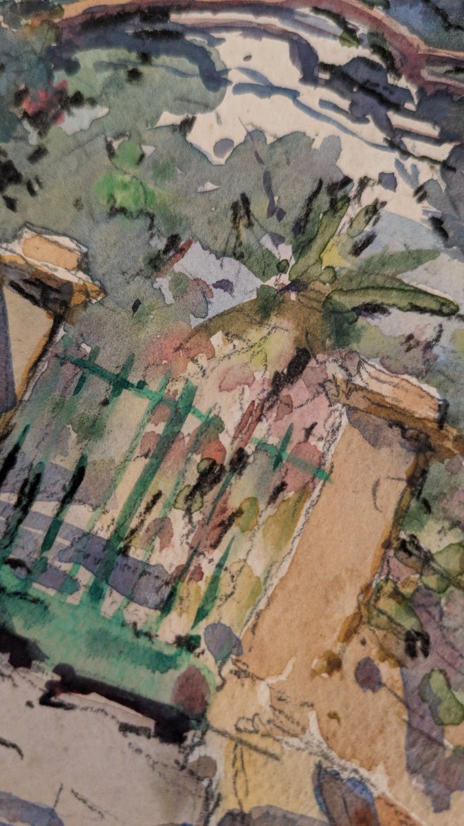 Georges Chappuis (XXe siècle) – Promenade Maurice-Rouvier, Saint-Jean-Cap-Ferrat -photo-2