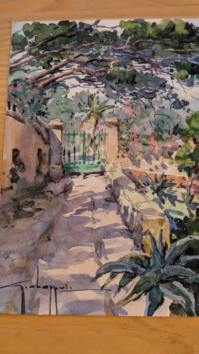 Georges Chappuis (XXe siècle) – Promenade Maurice-Rouvier, Saint-Jean-Cap-Ferrat -photo-4