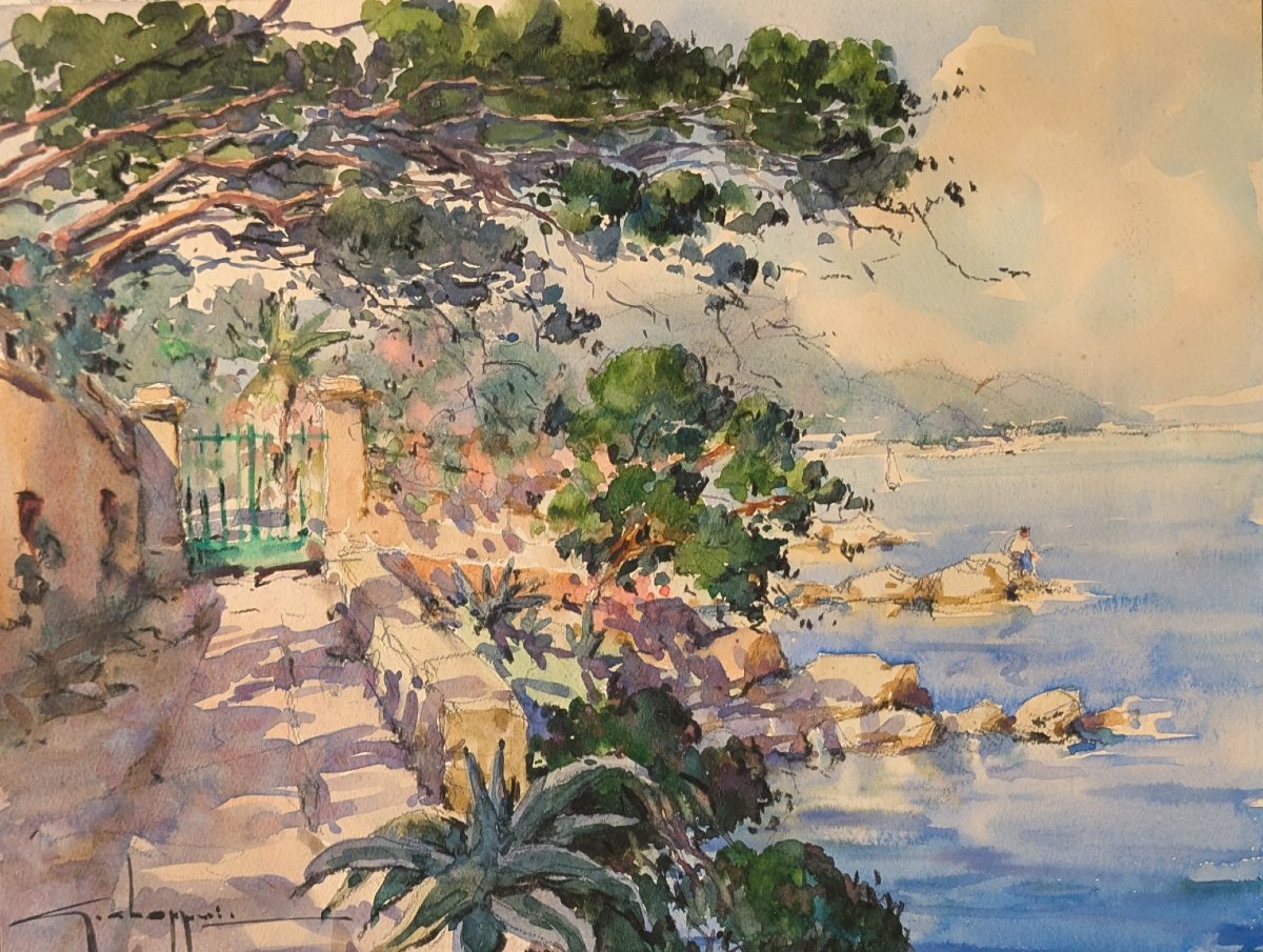 Georges Chappuis (XXe siècle) – Promenade Maurice-Rouvier, Saint-Jean-Cap-Ferrat 