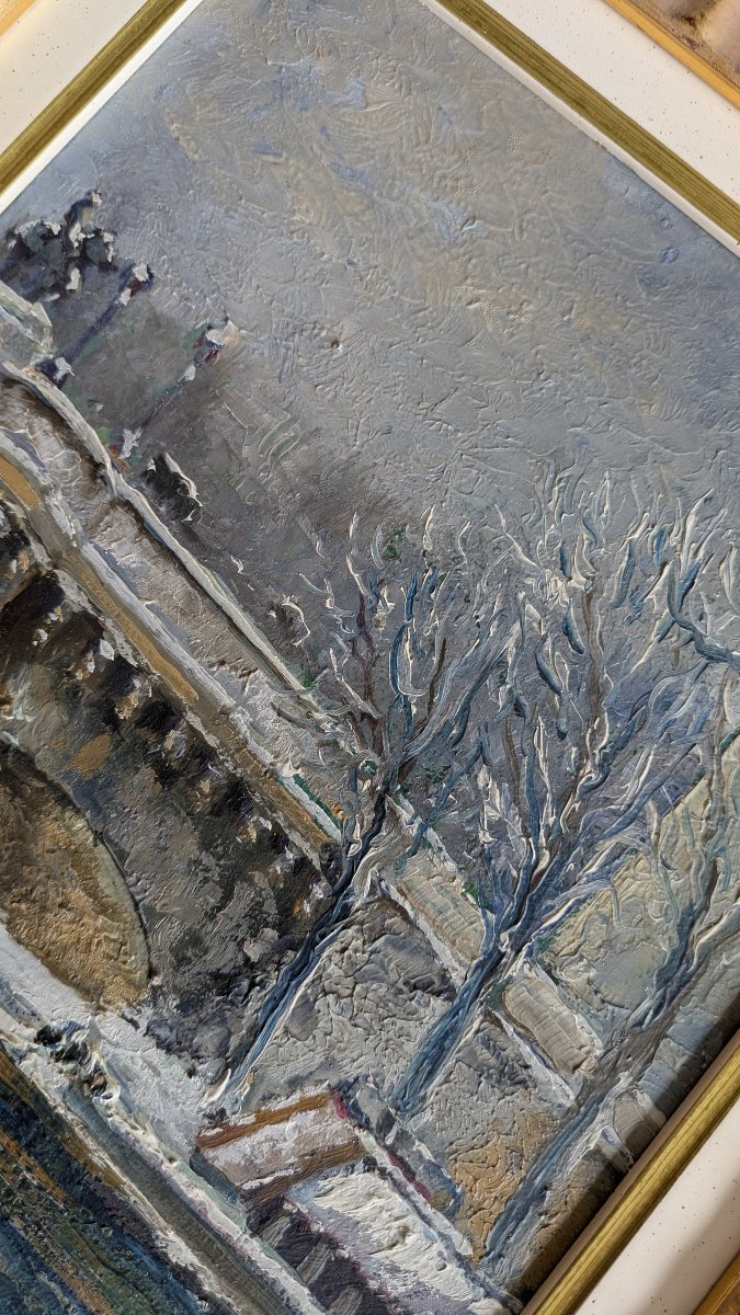 Raymond Besse (1899-1969) — Le Pont Neuf sous la neige, Paris-photo-1