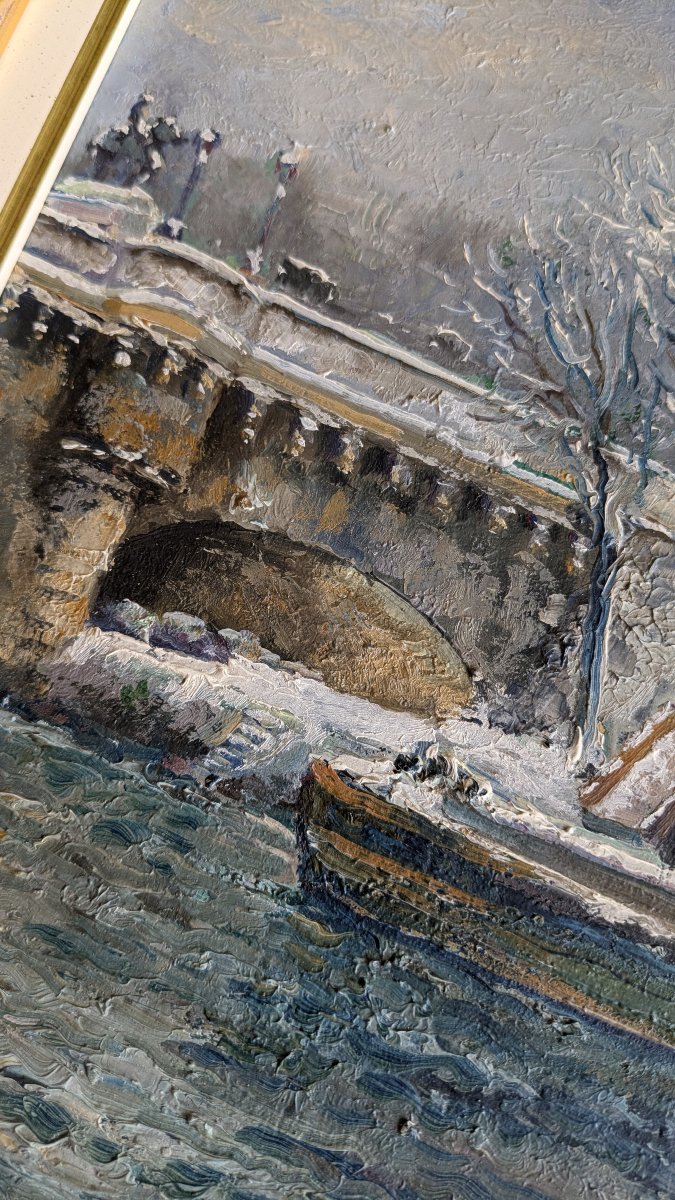 Raymond Besse (1899-1969) — Le Pont Neuf sous la neige, Paris-photo-2