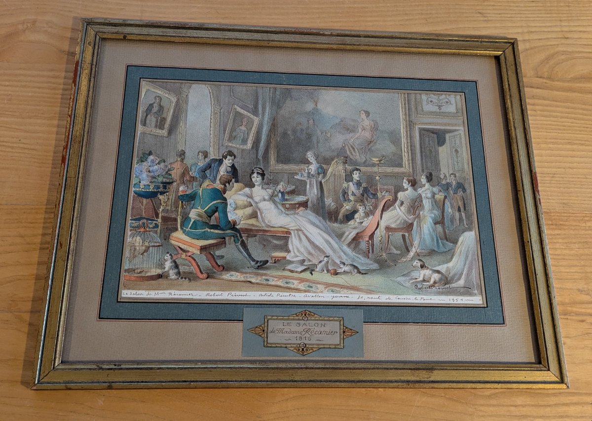 Robert Prévost (1893–1967) — Madame Récamier’s Salon-photo-7