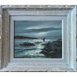 Stebler - Night Marine At Côte Rocheuse