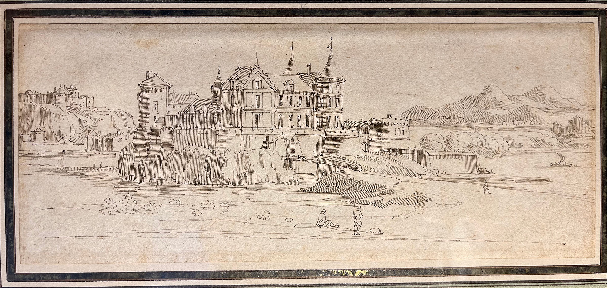 Gabriel (c.1604-1677) Or Adam (1638-1695) Perelle, Animated Landscape At The Castle-photo-2