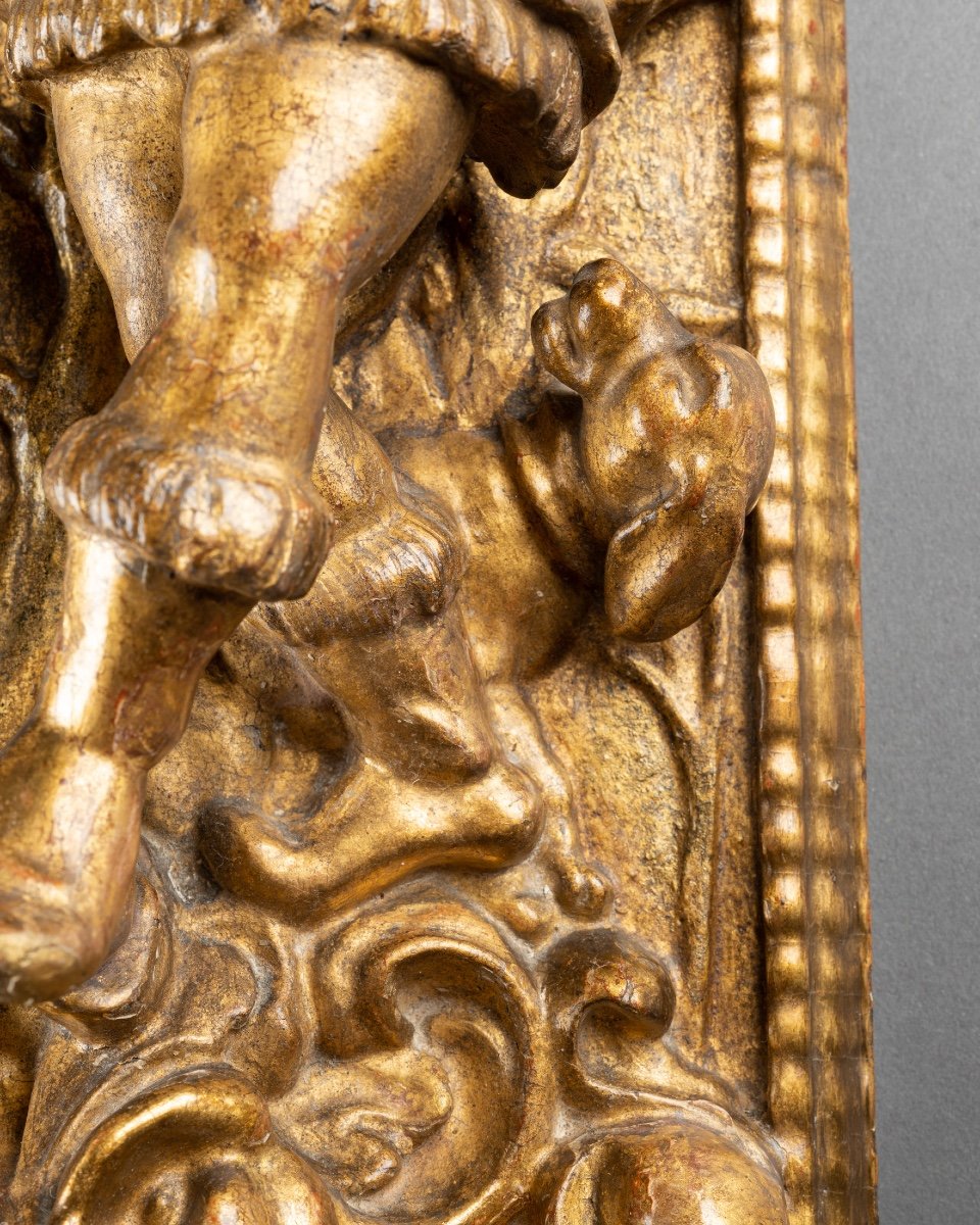 4 Seasons Frame - Golden Wood - Italy (florence) - Circa 1600-photo-1