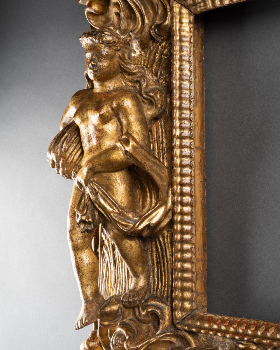 4 Seasons Frame - Golden Wood - Italy (florence) - Circa 1600-photo-4