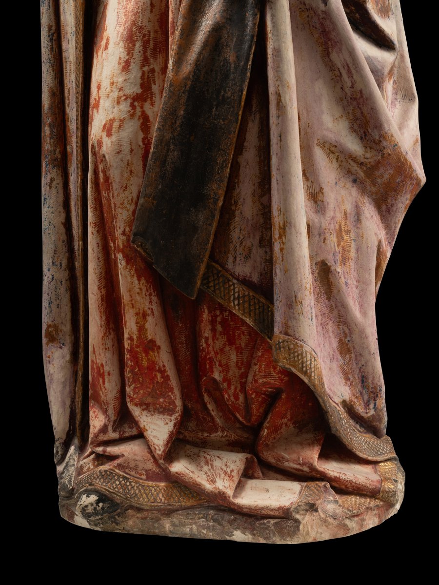 Vierge à L’enfant - Duché De Bourbon - XVe Siècle-photo-3