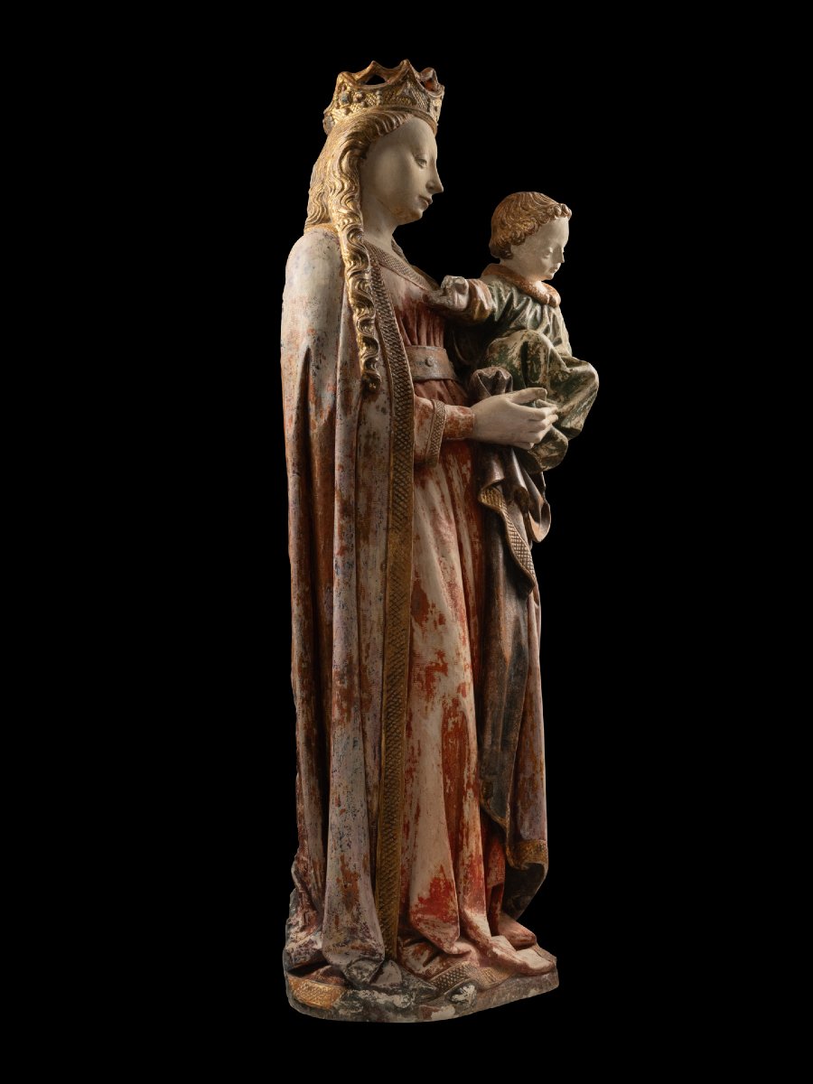 Vierge à L’enfant - Duché De Bourbon - XVe Siècle-photo-2