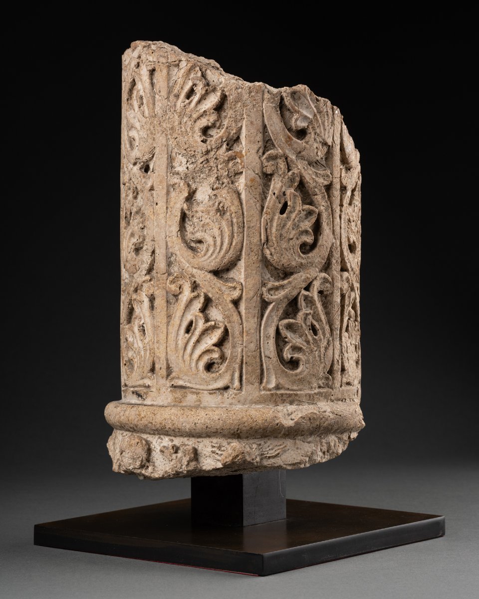 Column Fragment - Italy, 7th - 8th Centuries-photo-2