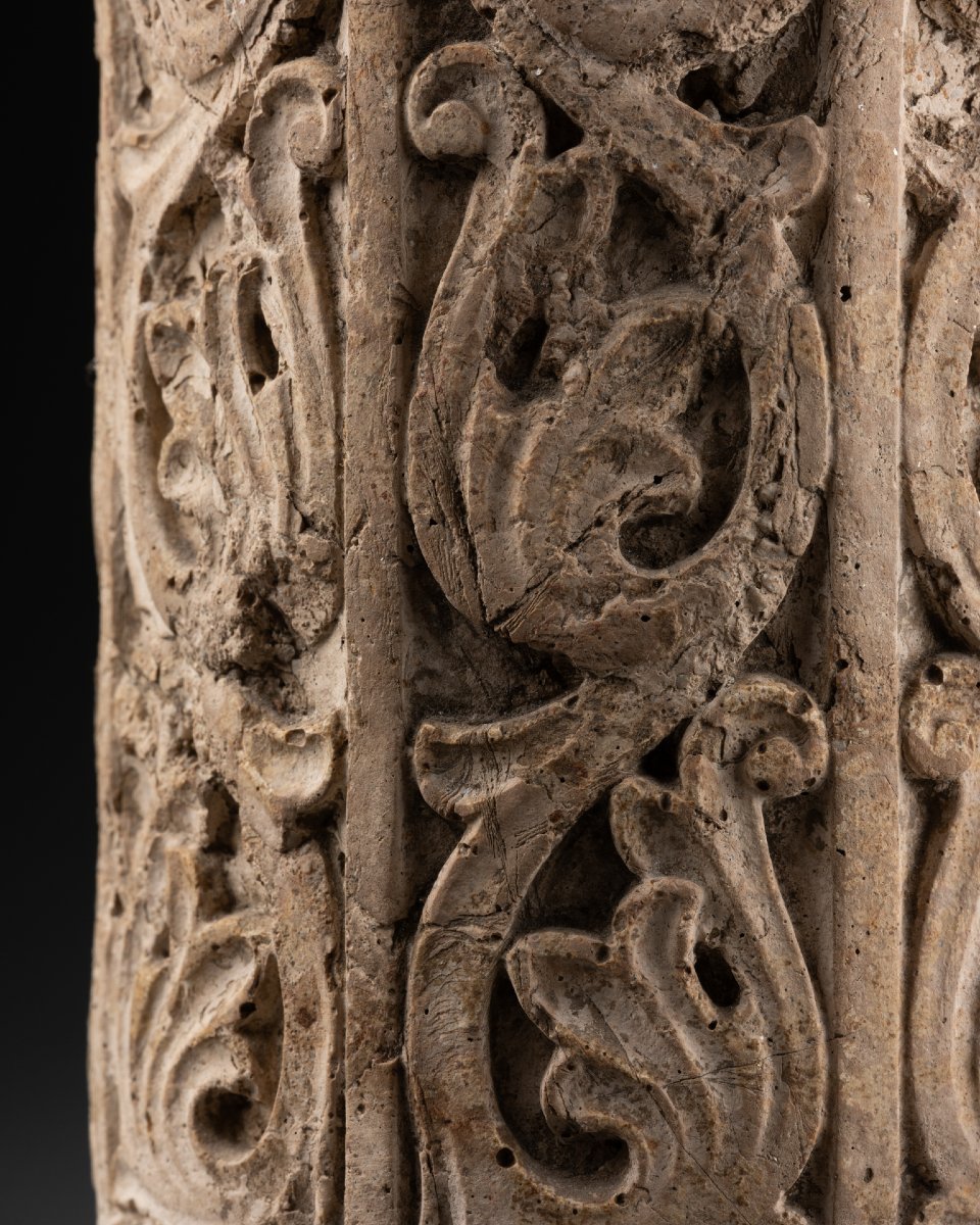 Column Fragment - Italy, 7th - 8th Centuries-photo-3