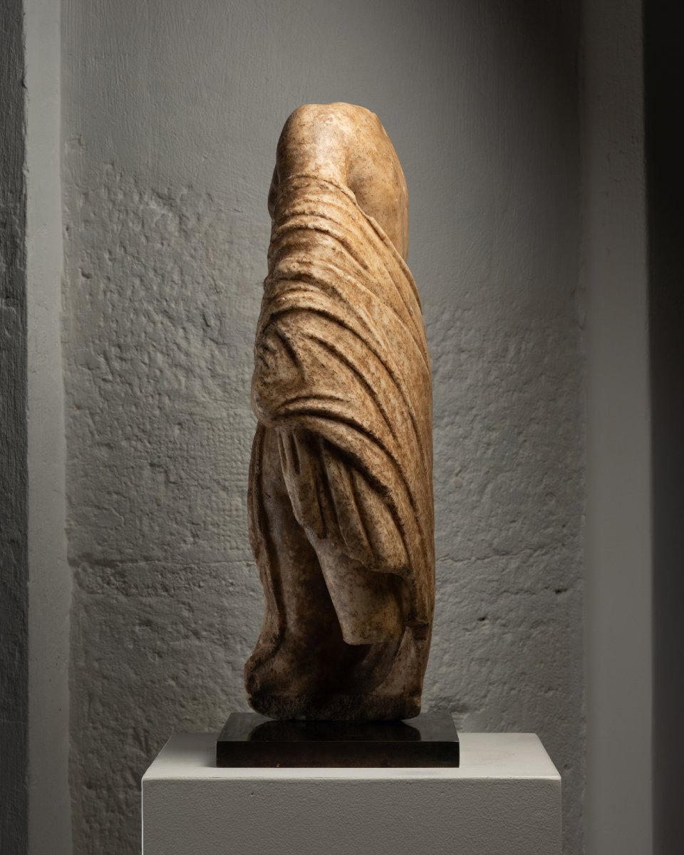 Torse en marbre de Ganymède – Empire romain – IIe siècle ap. JC-photo-3