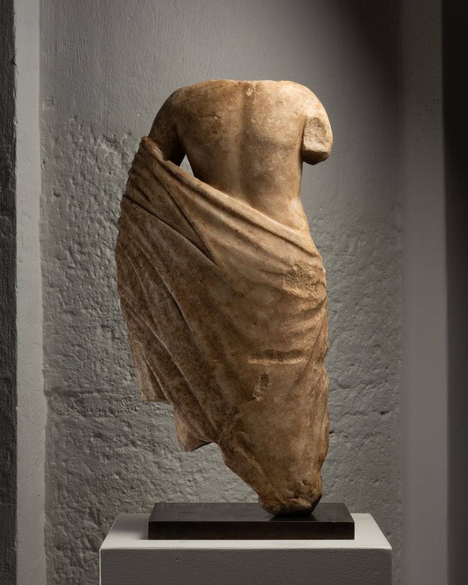 Torse en marbre de Ganymède – Empire romain – IIe siècle ap. JC-photo-5