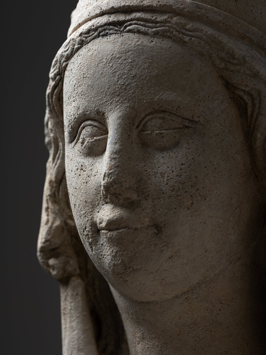 Vierge à l’enfant – Lorraine – début XIVeme siècle -photo-2