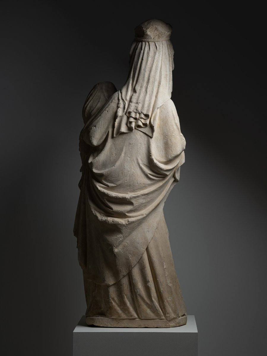 Vierge à l’enfant – Lorraine – début XIVeme siècle -photo-6