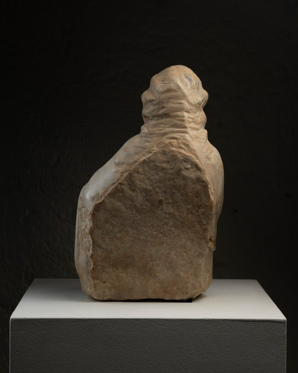 Sculpture représentant un saint – Ile-de-France – XIVeme siècle-photo-7