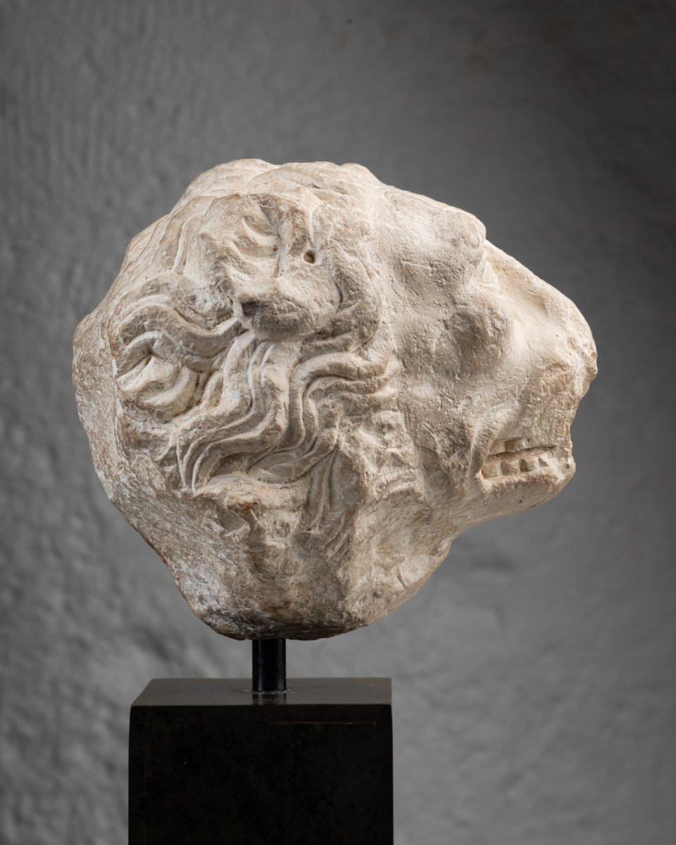 Small Marble Lion - Italy - 12th Century-photo-6