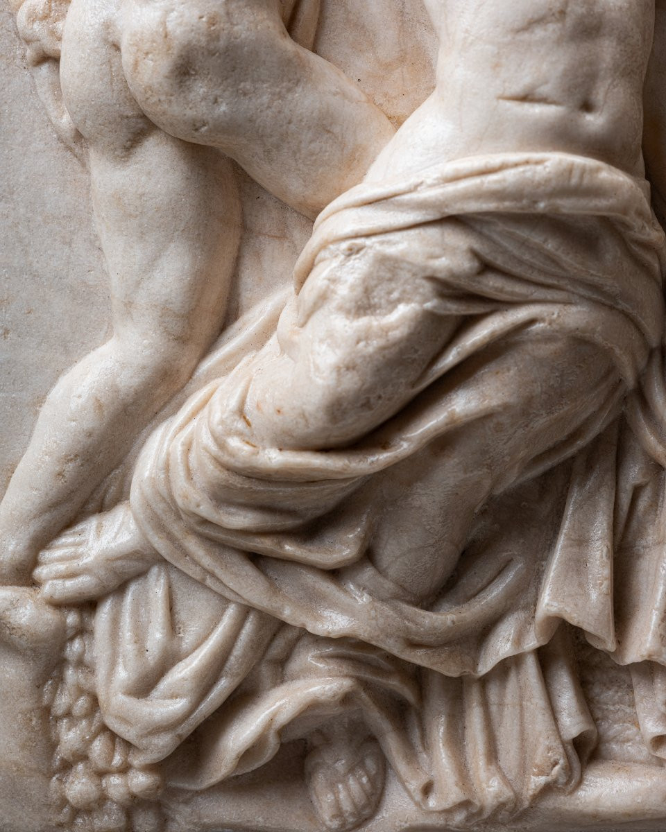 Bas relief représentant le Taureau Farnèse – Italie – XVIeme siècle-photo-4
