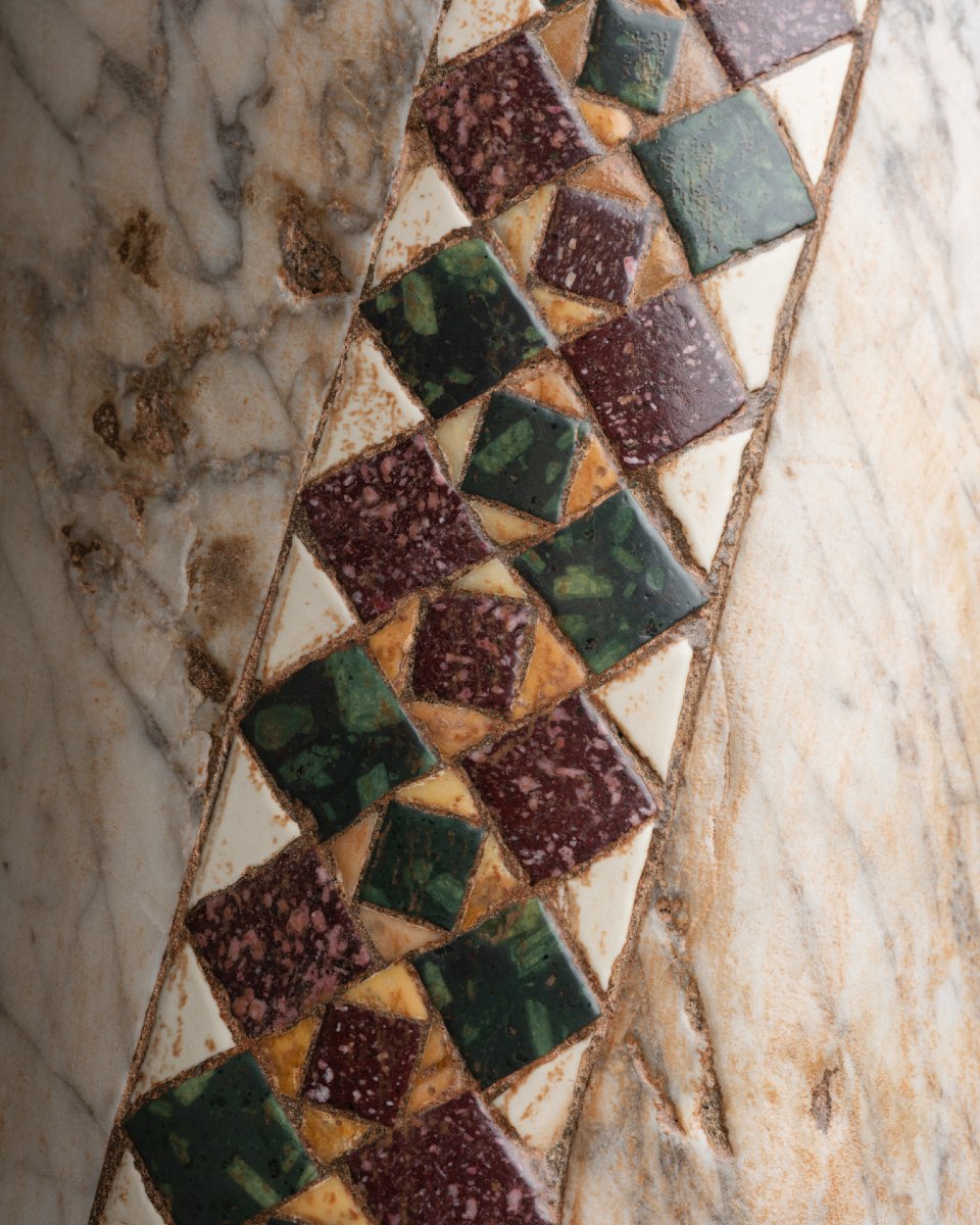Cosmatesque Column - Lazio - 13th Century-photo-2