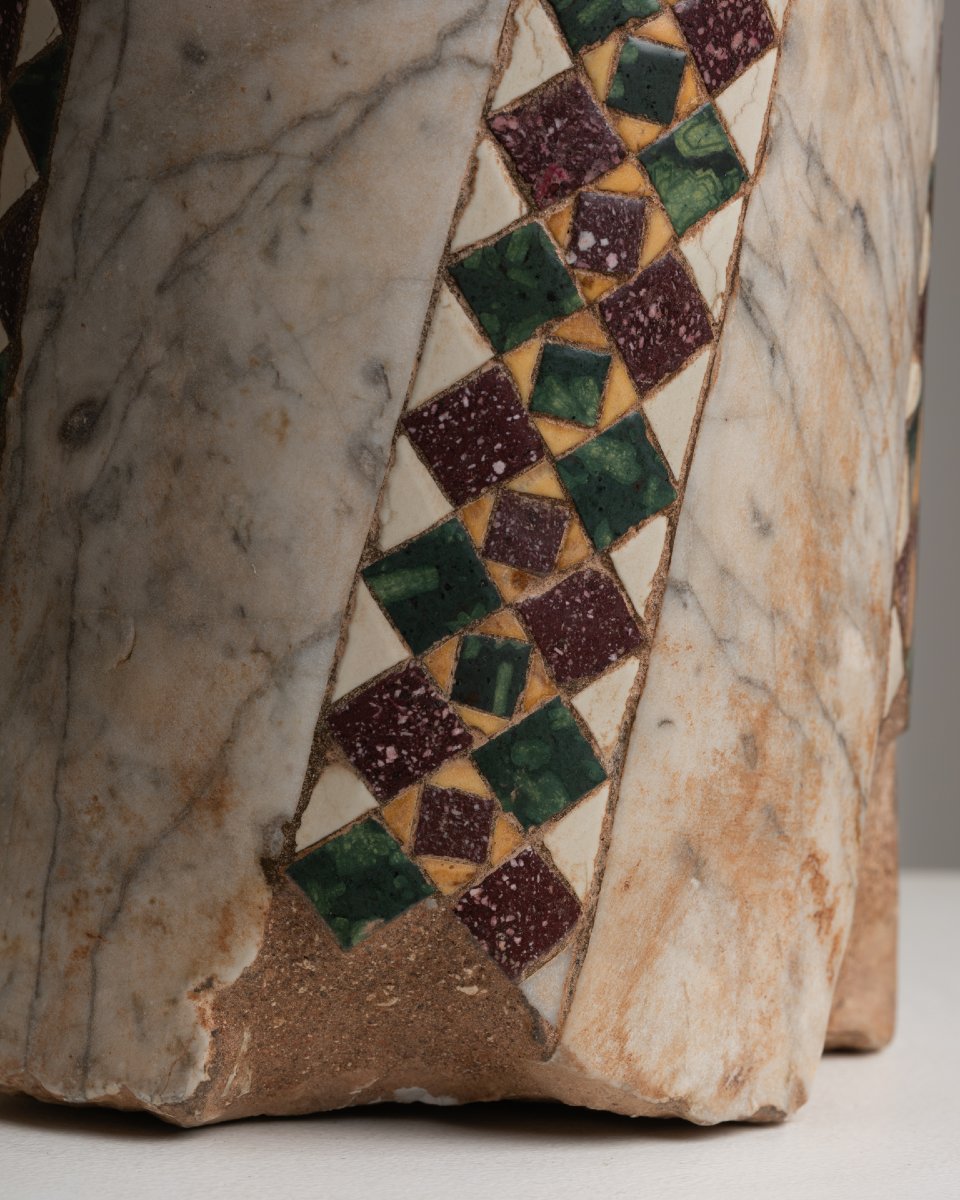 Cosmatesque Column - Lazio - 13th Century-photo-4