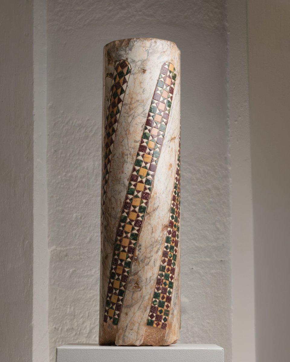 Cosmatesque Column - Lazio - 13th Century-photo-4